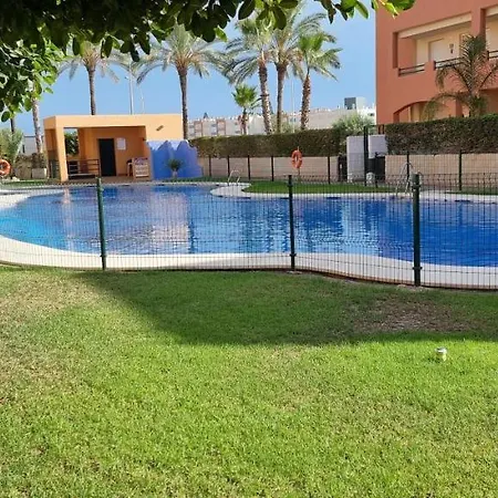 Homes Of Spain, Paraiso Vera Playa, Ed Tahiti, Atico B De 2 Con Piscina Privada En Solarium Y Barbacoa, Pie De Playa דירה Playas de Vera