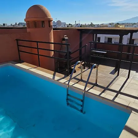 Homes Of Spain, Paraiso Vera Playa, Ed Tahiti, Atico B De 2 Con Piscina Privada En Solarium Y Barbacoa, Pie De Playa דירה